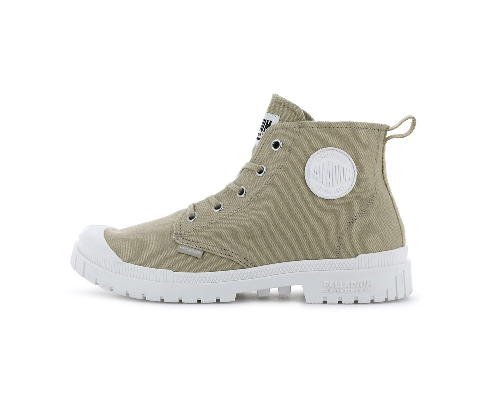 Botas Palladium PAMPA SP20 HI CANVAS Hombre Warm Sand | Costa Rica-47382